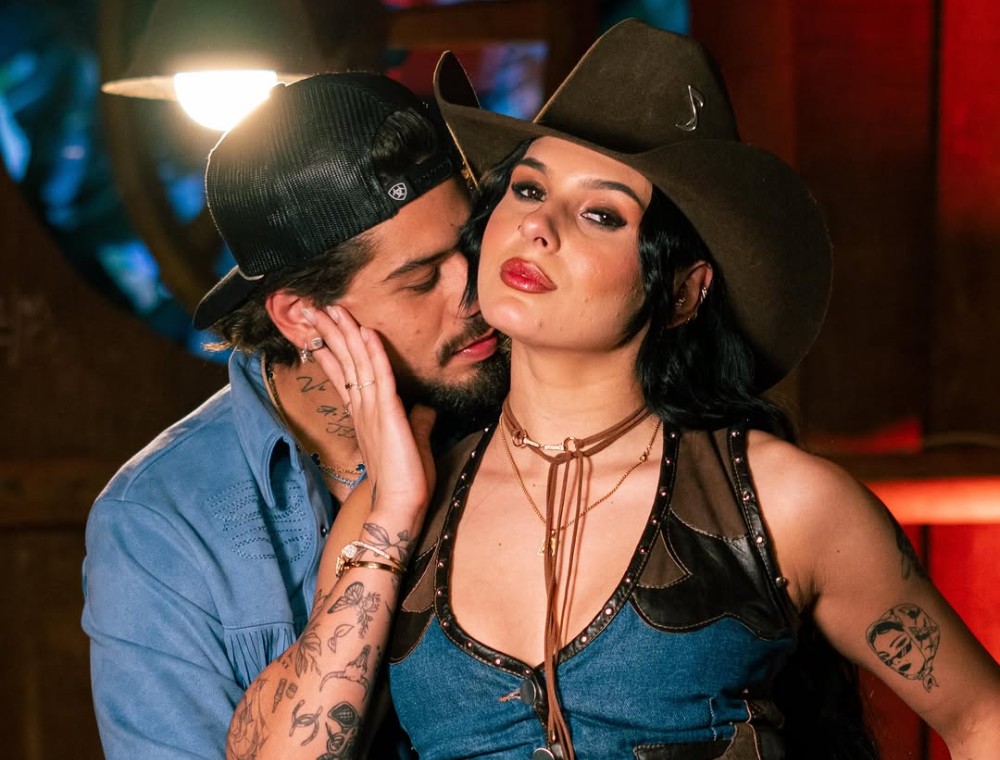 Em meio a rumores de affair, Zé Felipe e Ana Castela divulgam trecho de novo ‘feat’ e aparecem ‘agarradinhos’ em clipe