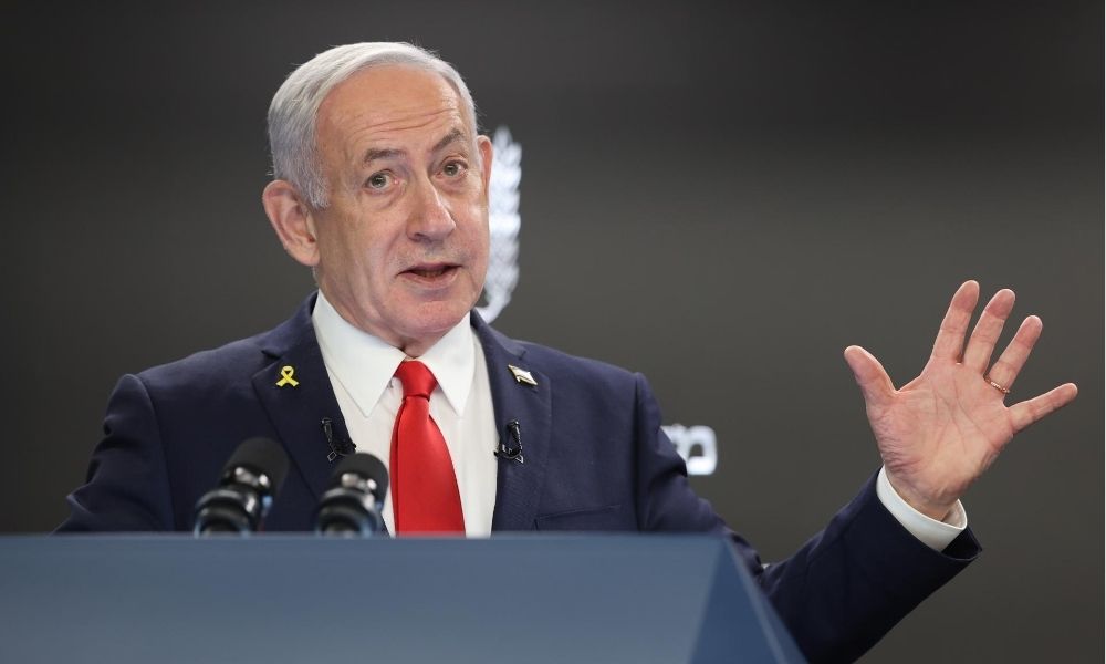 Netanyahu diz que um Estado palestino colocaria a existência de Israel em perigo