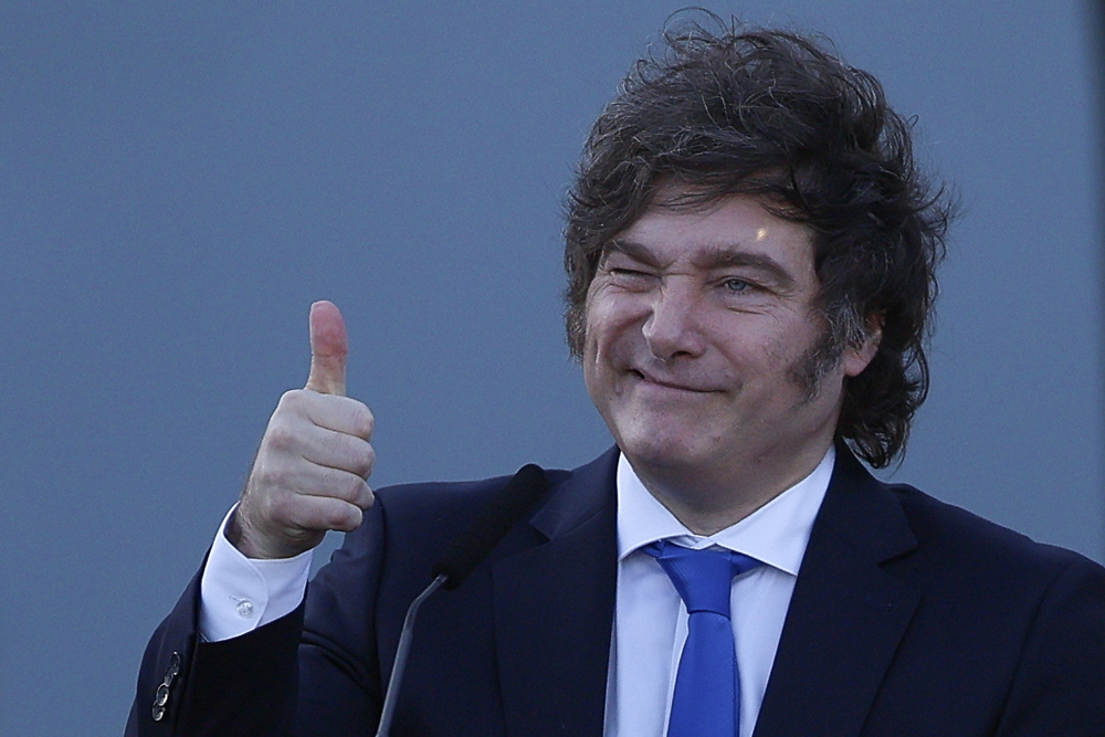 Ato de campanha de Milei provoca incidentes com detidos na Argentina