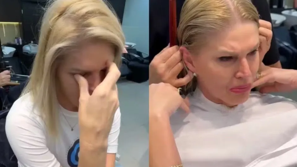 Em tratamento contra o câncer de mama, Val Marchiori se emociona ao cortar os cabelos