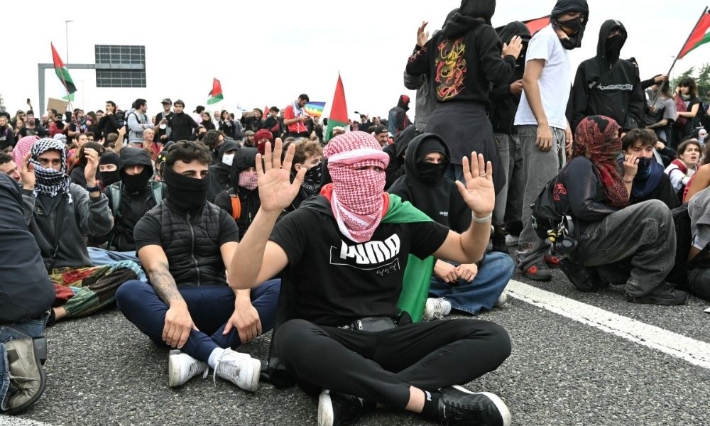 Italianos realizam greve nacional em apoio a Gaza e contra postura do governo Meloni