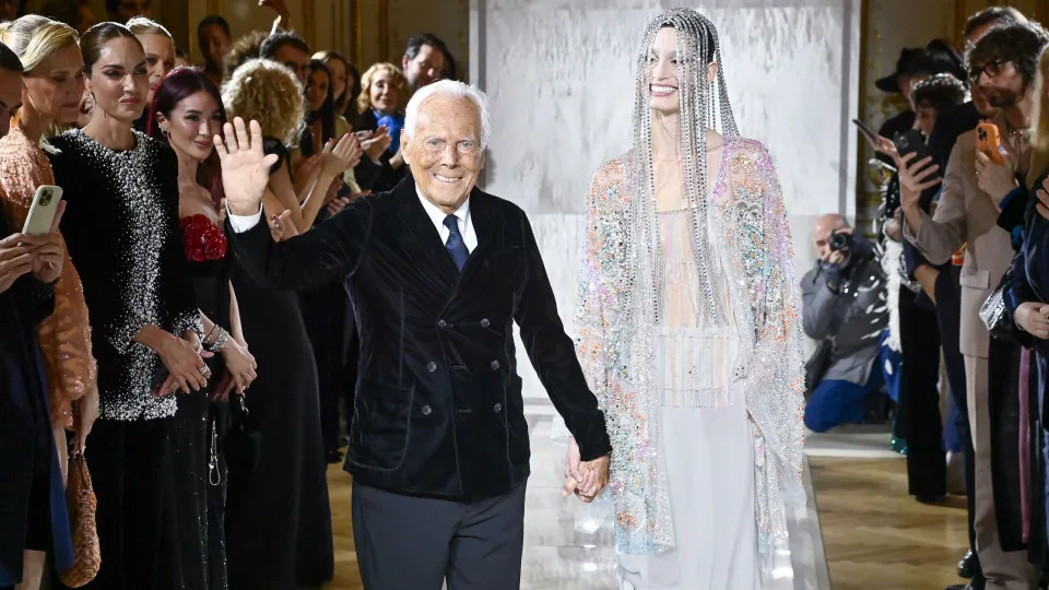 Morre o estilista italiano Giorgio Armani aos 91 anos