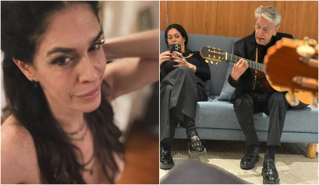 Paula Lavigne posta fotos nua e Caetano Veloso comenta