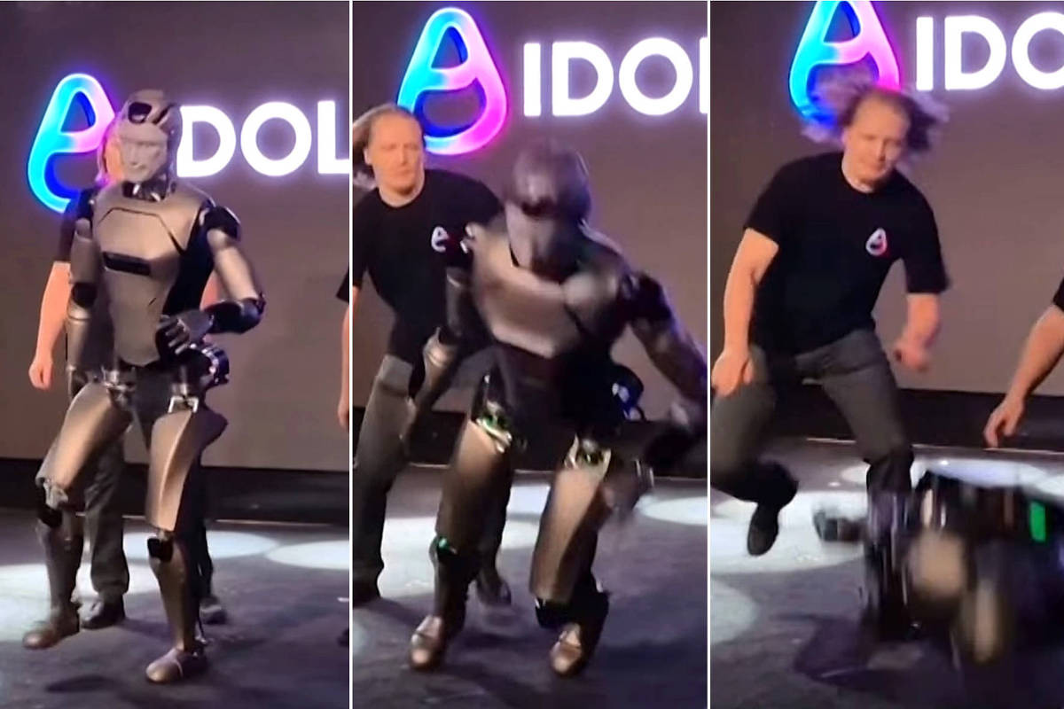 Assista: Robô humanoide cai de cara no chão em lançamento – 13/11/2025 – Tec