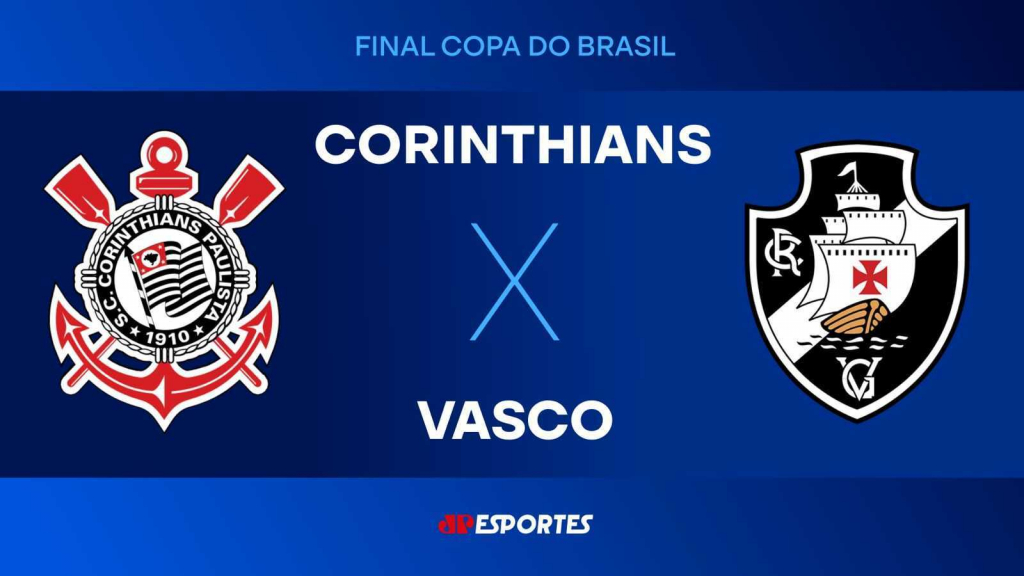 Corinthians x Vasco: confira a transmissão da Jovem Pan ao vivo