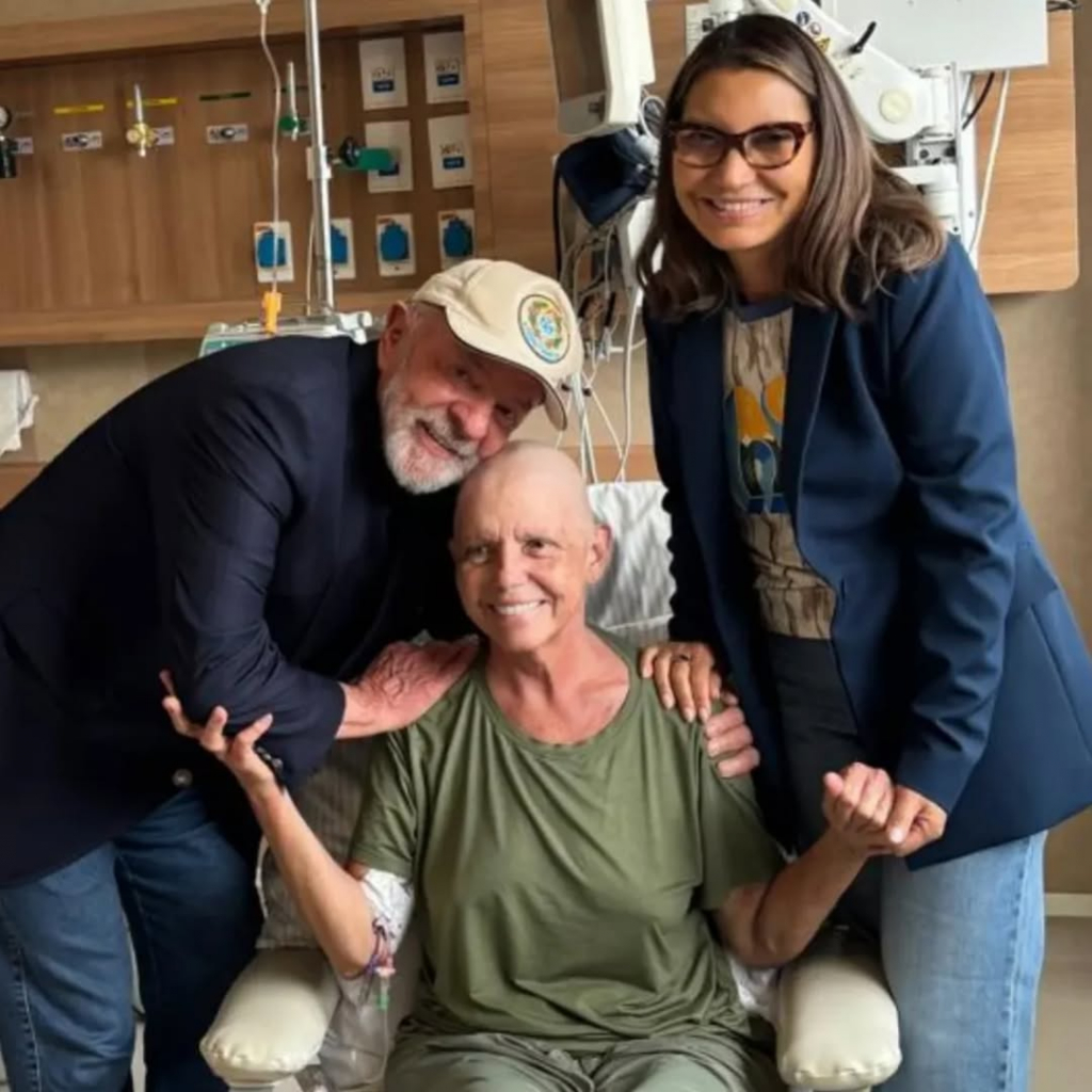 Em tratamento contra câncer, Roseana Sarney recebe visita de Lula e Janja